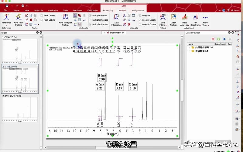 mestrenova怎么自动写出氢谱数据,如何用mestrenova得到氢谱数据