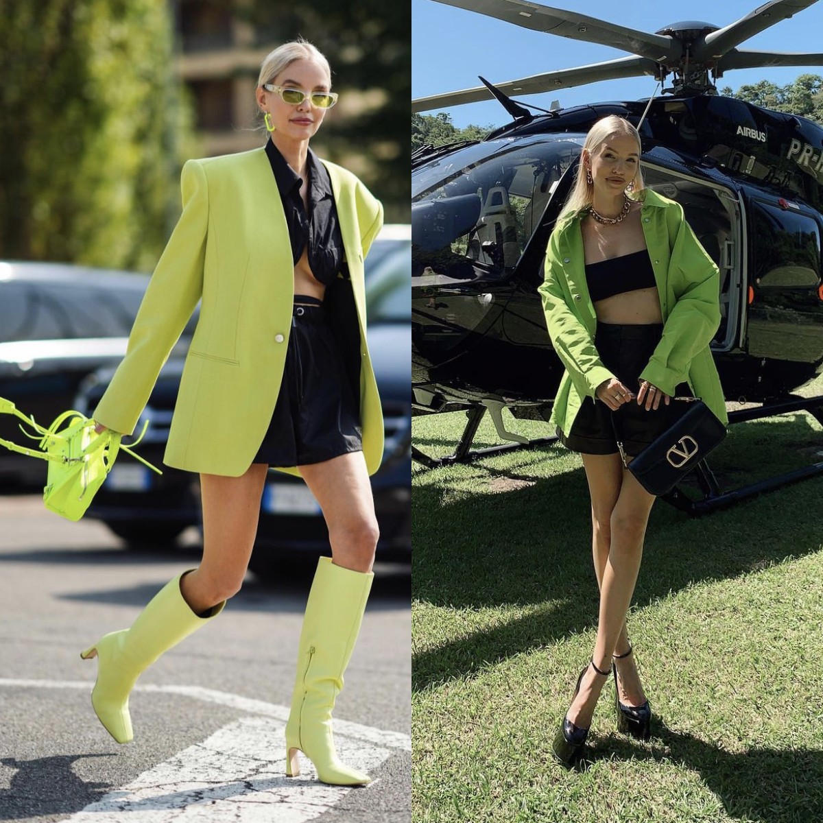 纯色多巴胺穿搭高级感,色彩搭配师来学习多巴胺穿搭