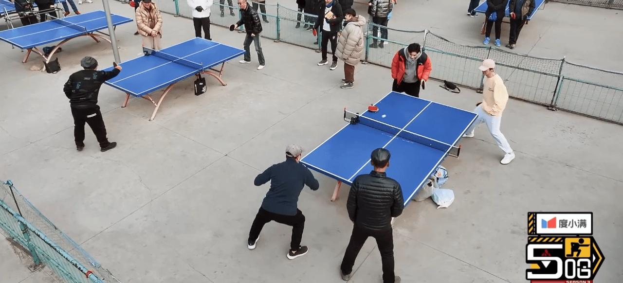 鹿晗打乒乓球综艺节目,鹿晗打台球完整版