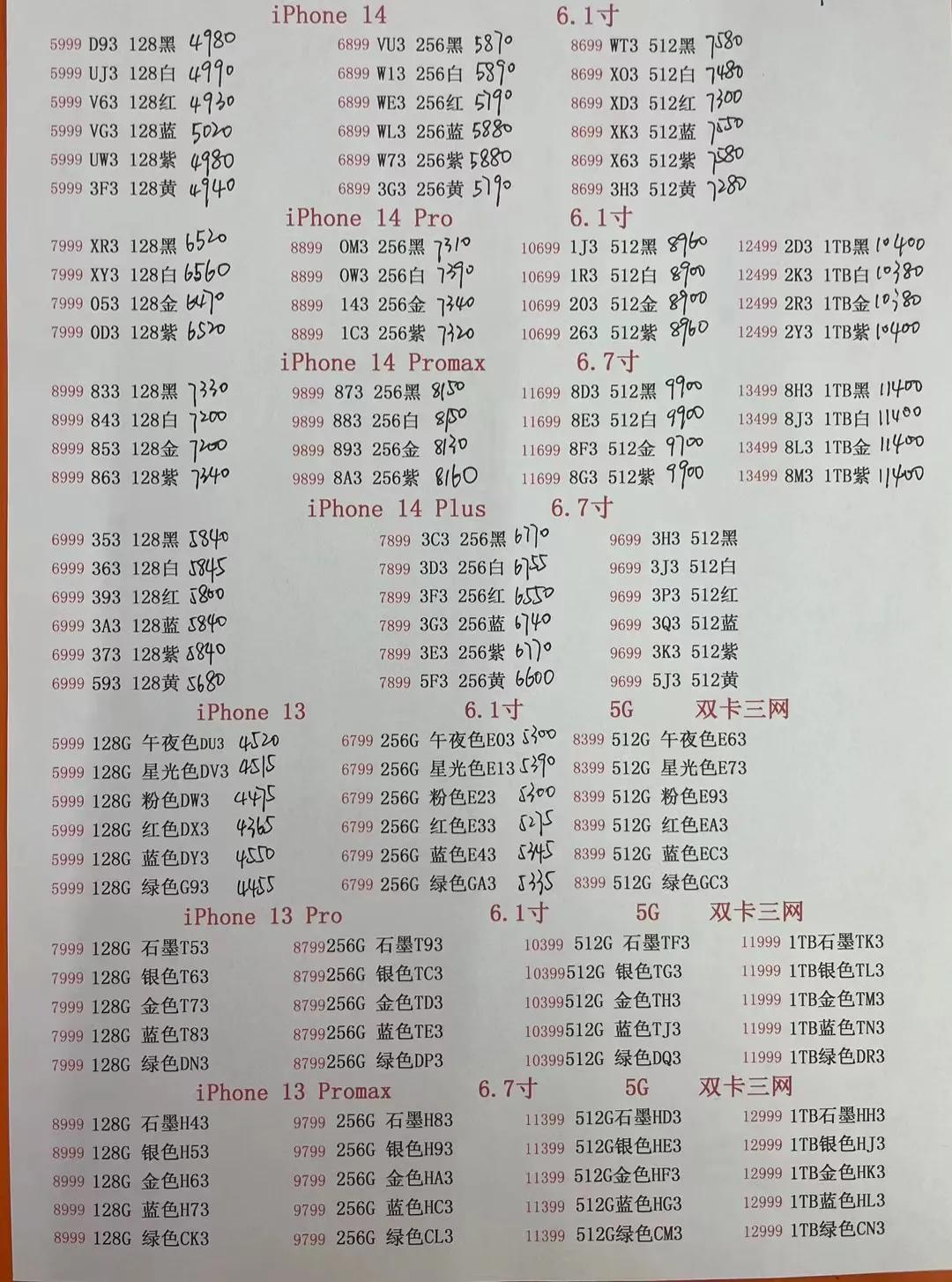 2017年11月26日华强北手机报价,11月6日华强北手机报价