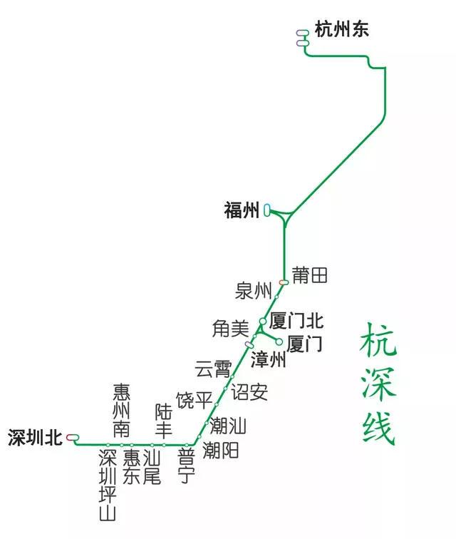 各铁路局管辖范围内高铁线路最新情况（7）-广州局集团