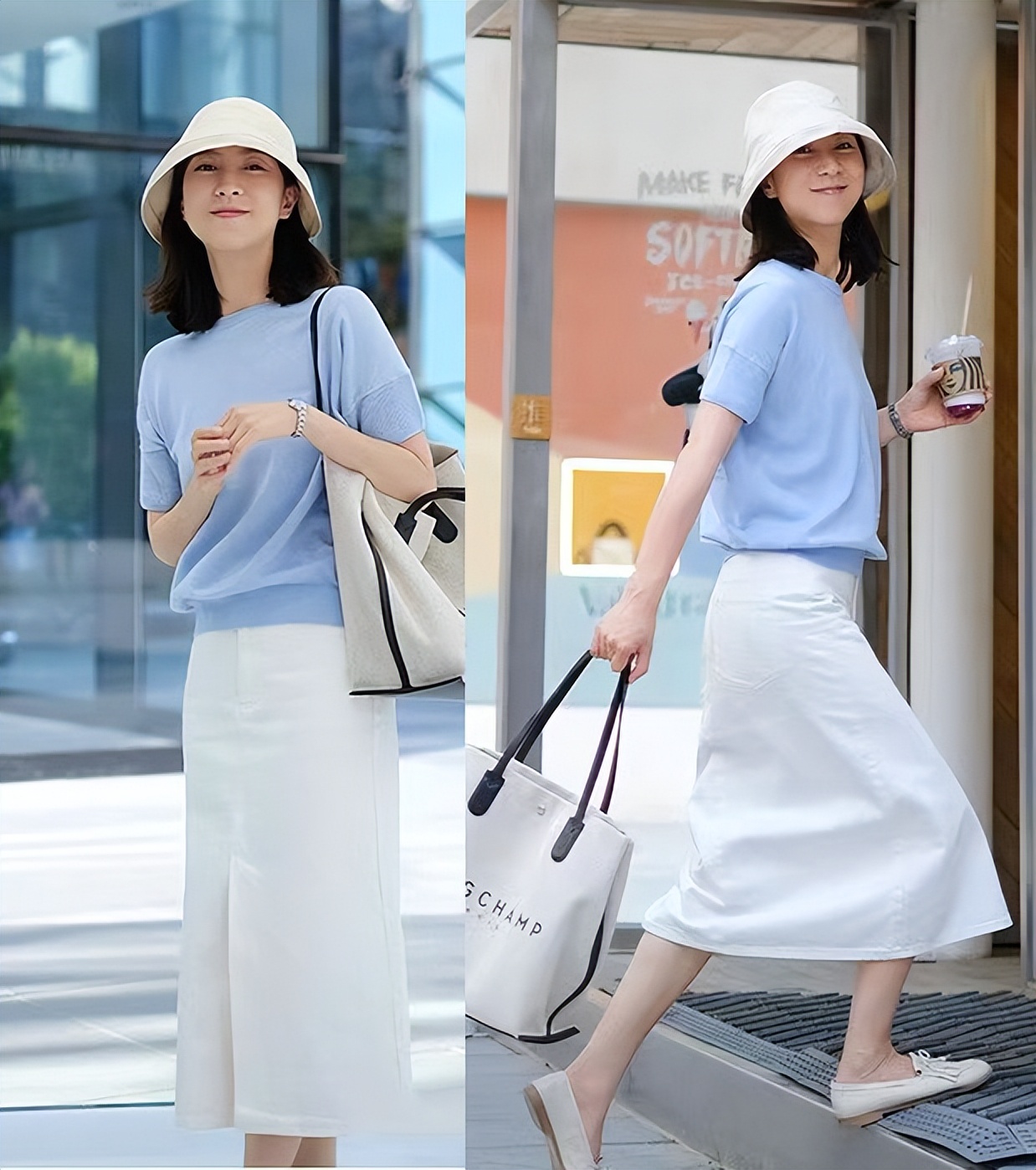 这才是40岁左右女人喜欢的打扮！穿着干净大方，真的好显气质