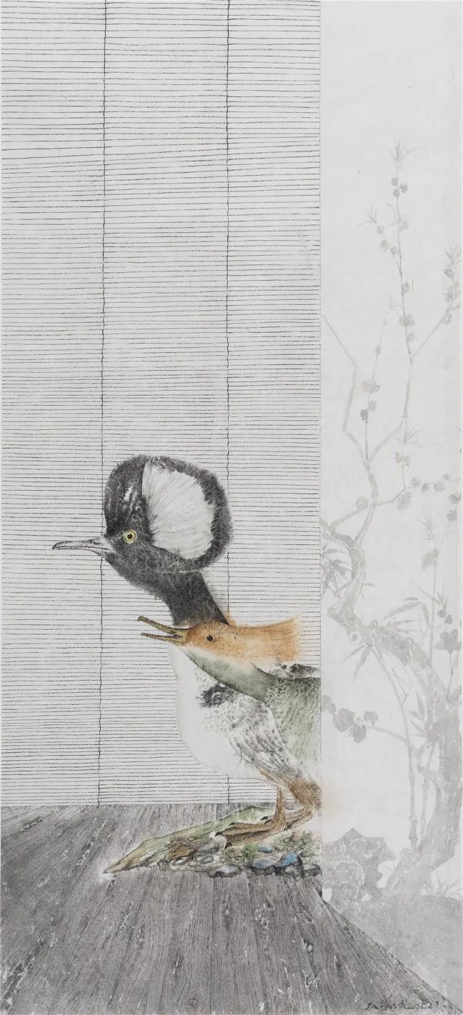 严谨细致的书法,水墨气韵生动的线描