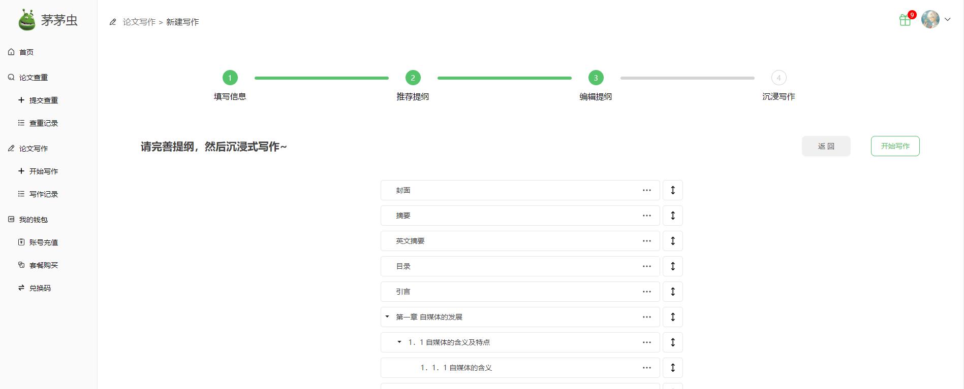 本科论文不写引言,论文需要提纲吗