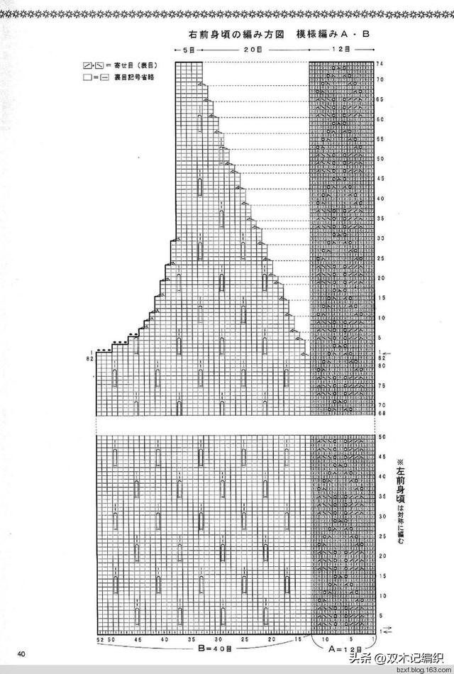 中老年冬季开衫棒针毛衣编织图解,棒针织中老年开衫马甲编织法