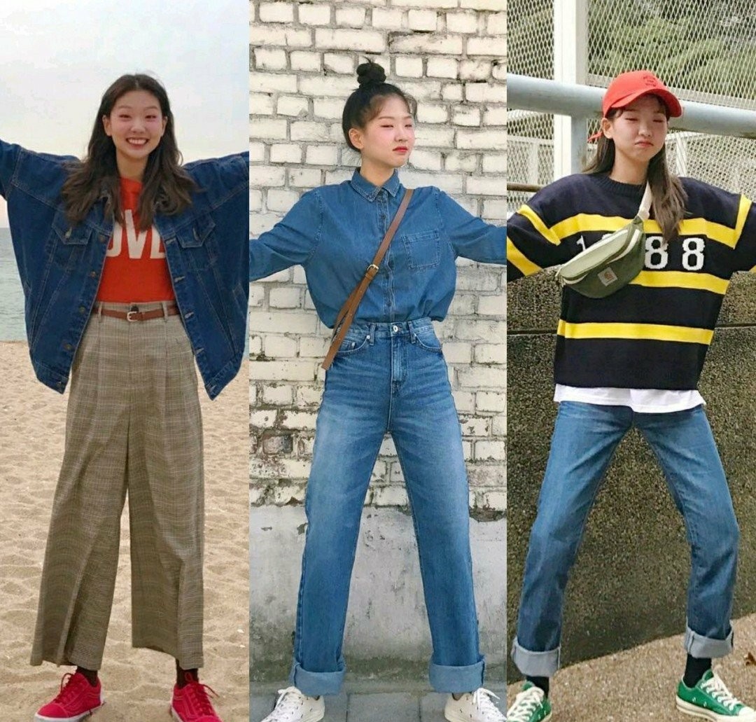 30套最火的韩系穿搭简单又好穿,慵懒风宽松韩版穿搭技巧