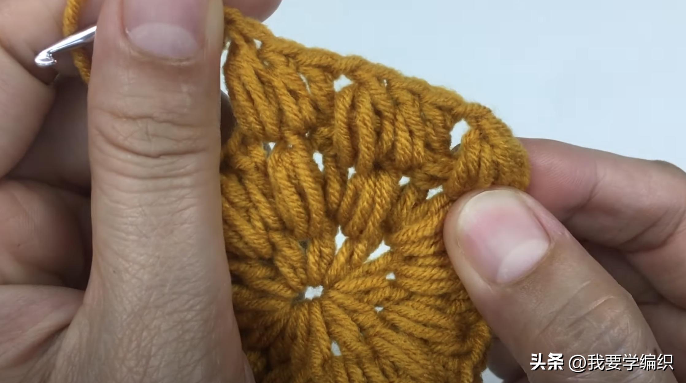 天冷了给自己钩一顶帽子,天冷了注意头部保暖