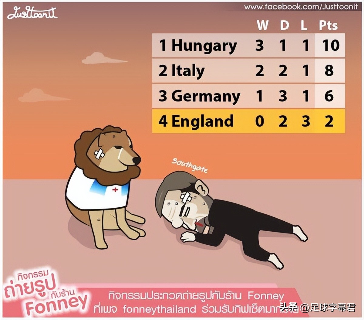 每日足坛趣图:穆里尼奥客串MV做出经典手势