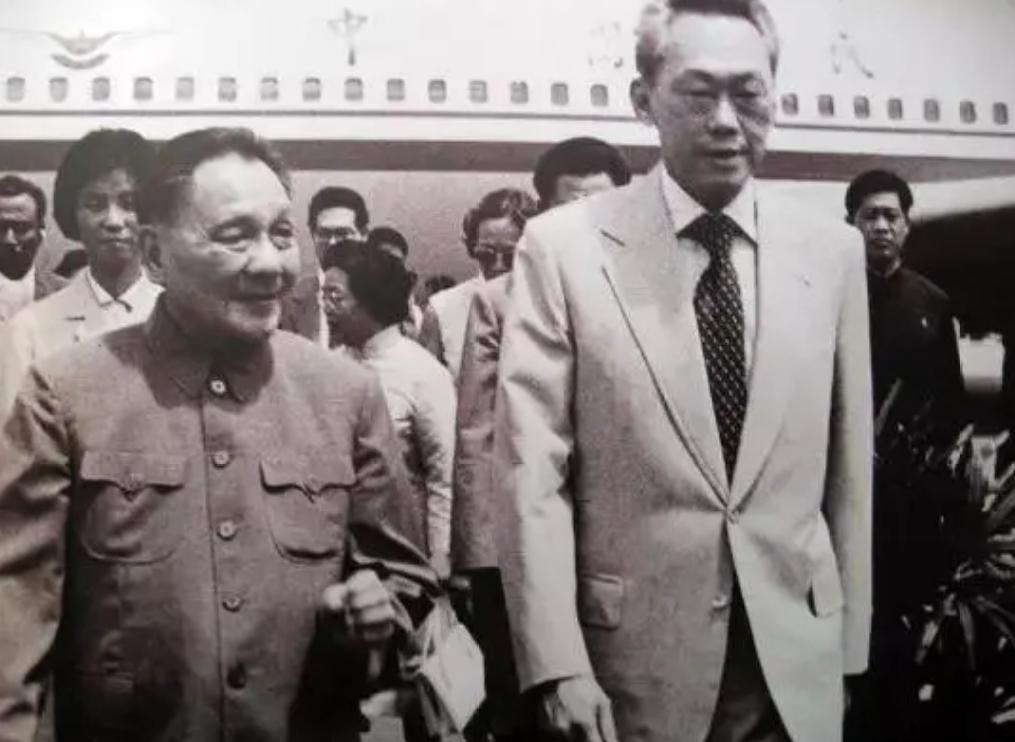 78年，*小平邓**访问新加坡，李光耀问他：如果你出生在新加坡会怎样