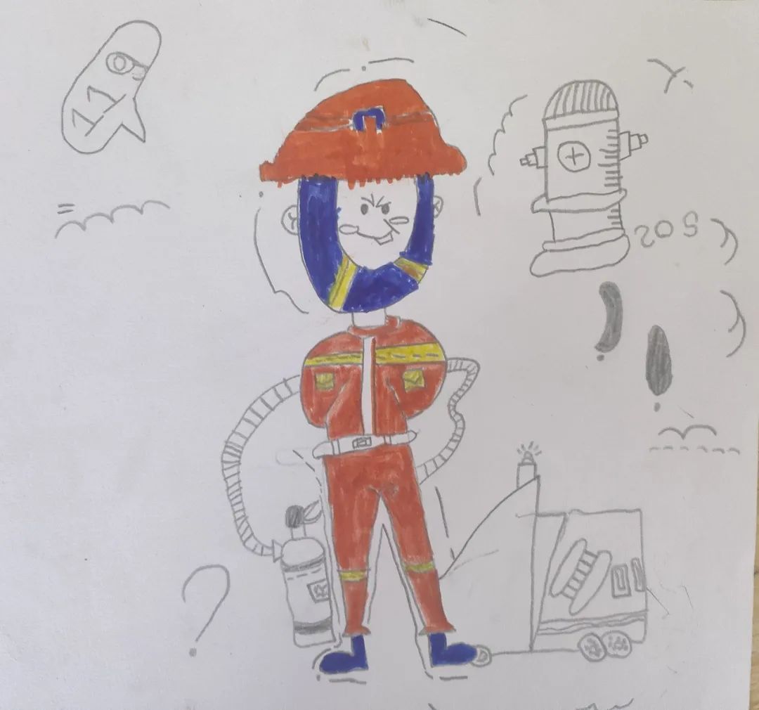 【垣曲县滨都幼儿园】滨都萌娃走进*防队消**致敬最美“火焰蓝”