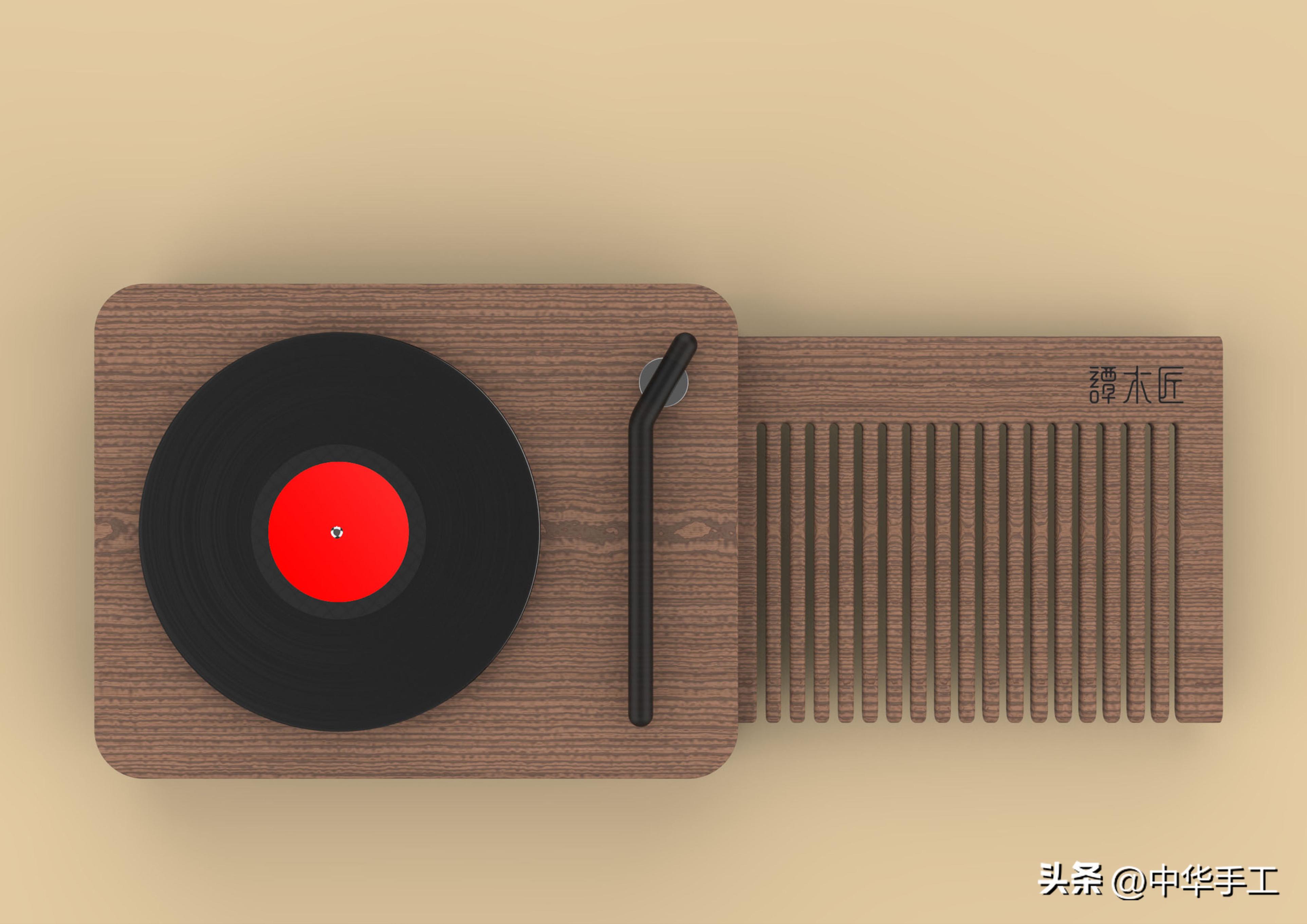 木梳简单设计图,手工木梳设计