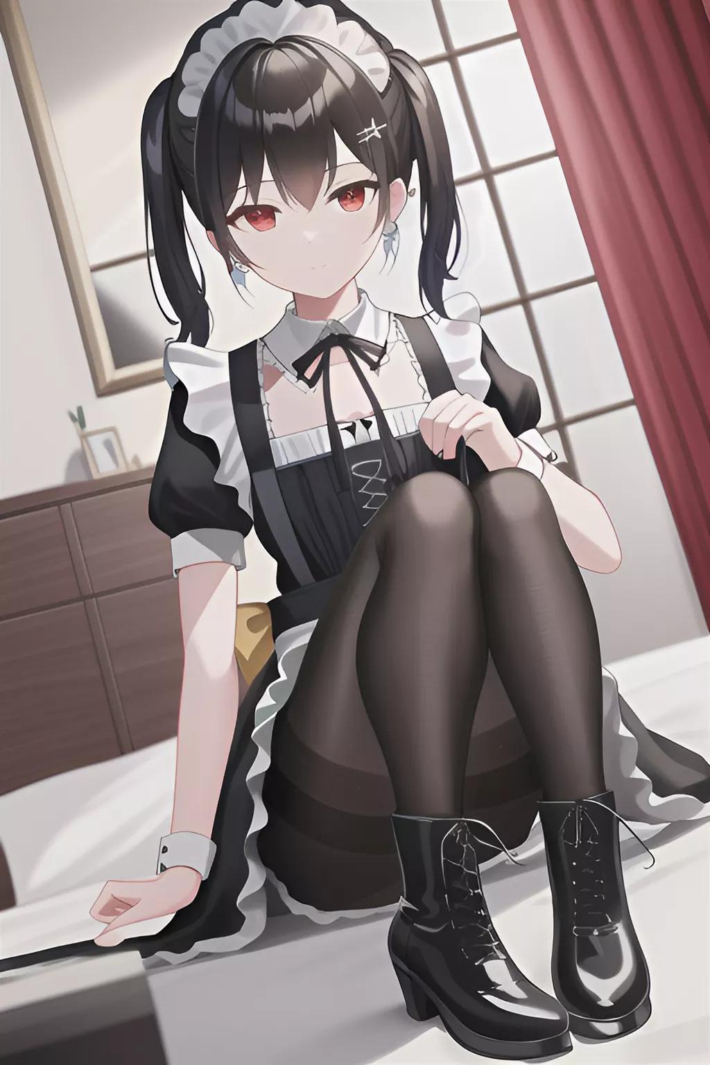 二次元3d动漫美女壁纸手绘,ai二次元壁纸动漫美女