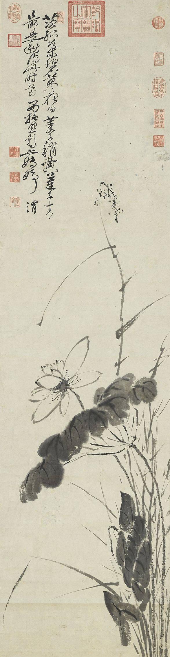 古人笔下的荷花湖畔,古代荷花100幅欣赏