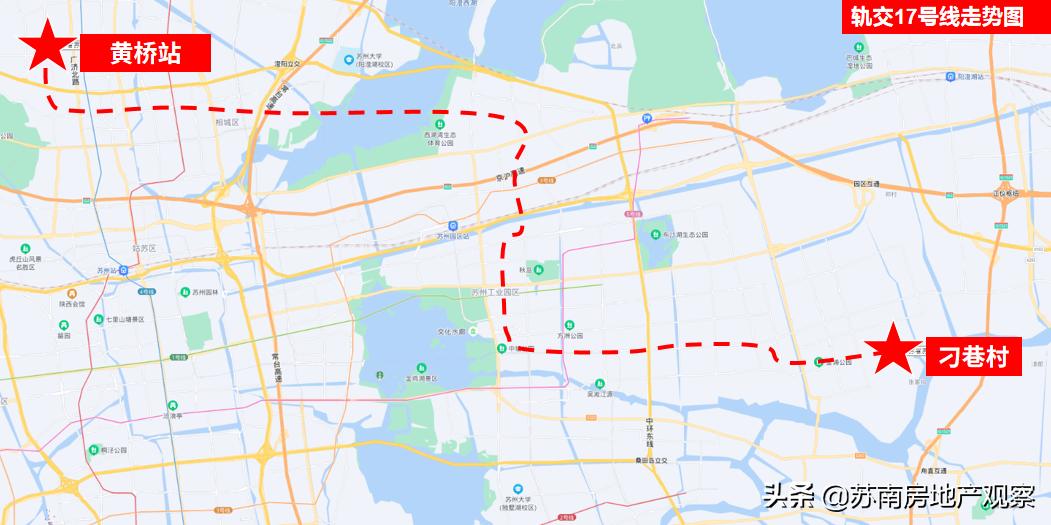 详细的园区地铁6号线站,6条地铁新线104个站点名称公布