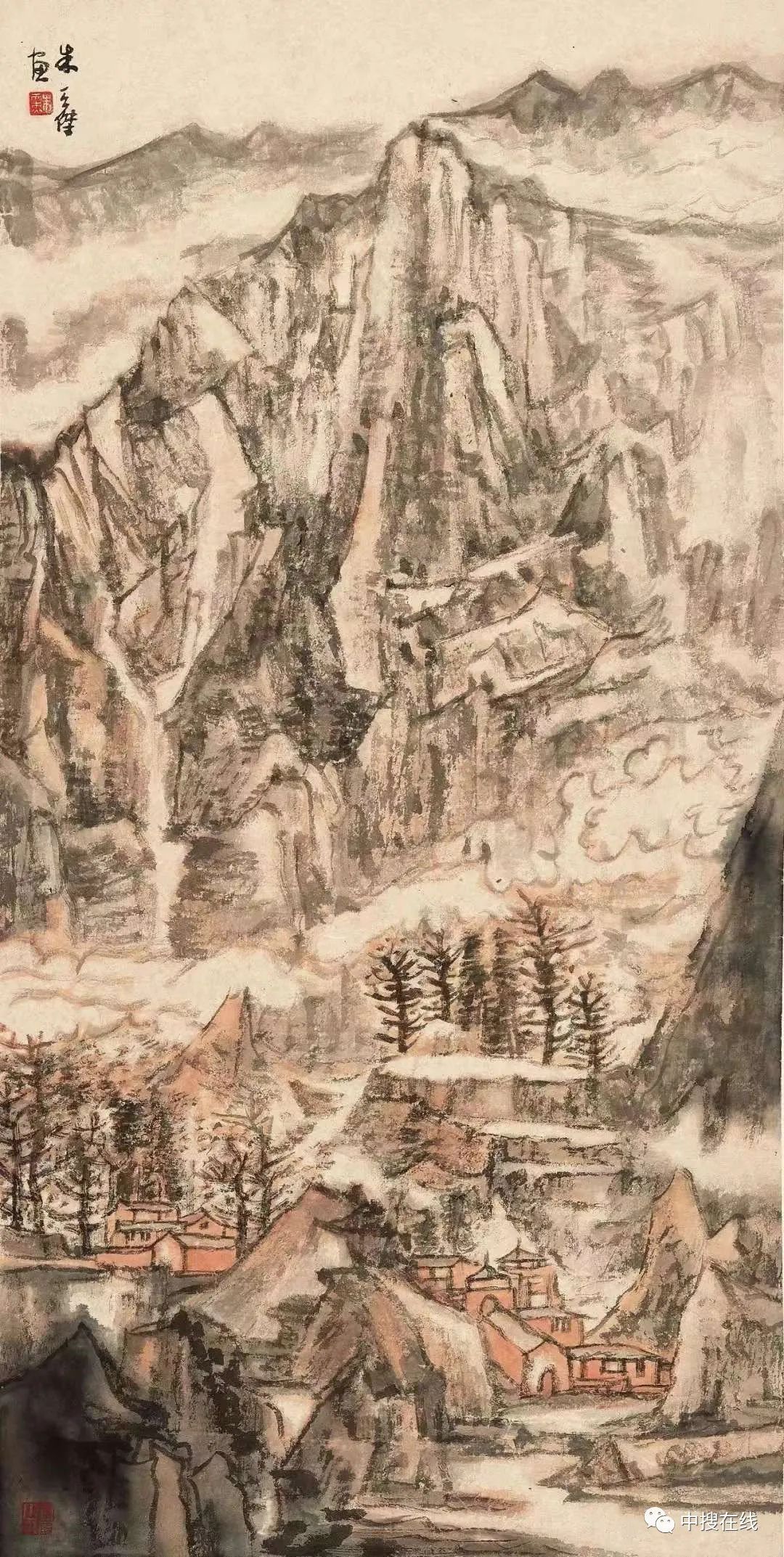 彭城画派：朱天杰先生山水画鉴赏专栏编辑发布：中搜在线