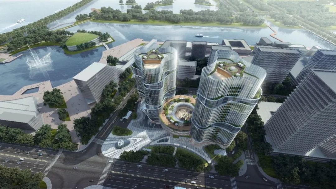 乐清未来高楼,乐清滨海未来社区效果图