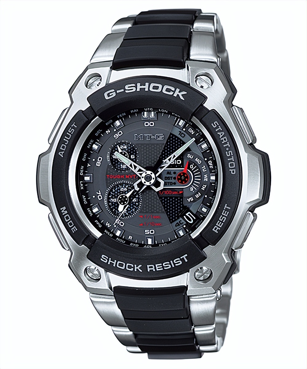 卡西欧gshock金属进化,卡西欧gshock黑金男表