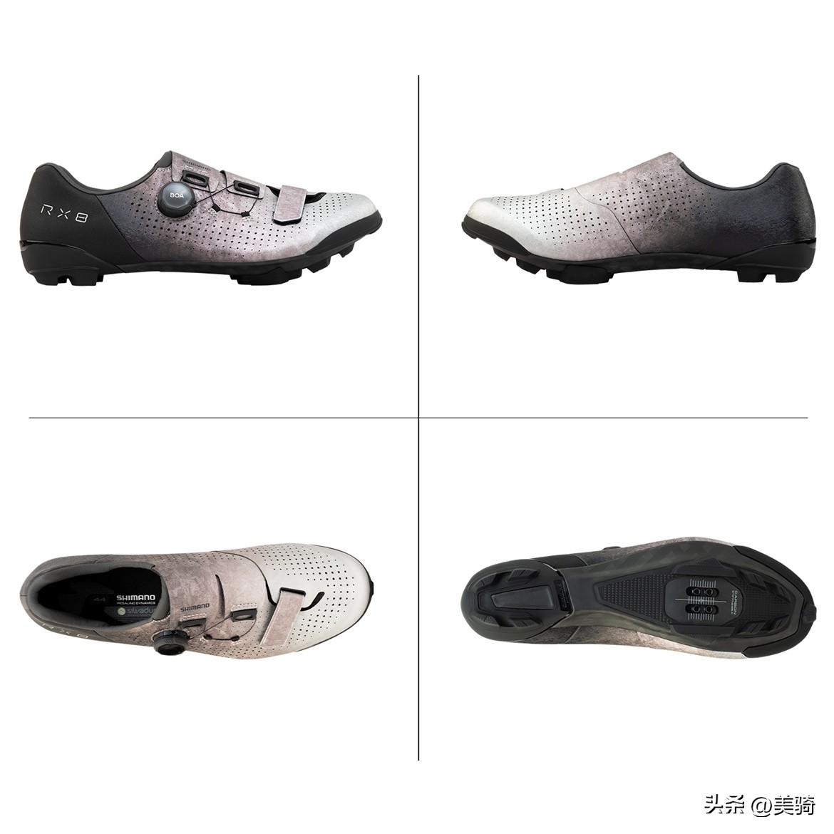 禧玛诺推出新款RX8和RX8R全地形公路锁鞋