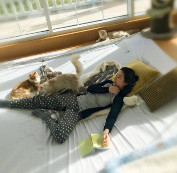 刘亦菲怼脸高清未修图曝光,刘亦菲自拍感觉和真实脸型差很多