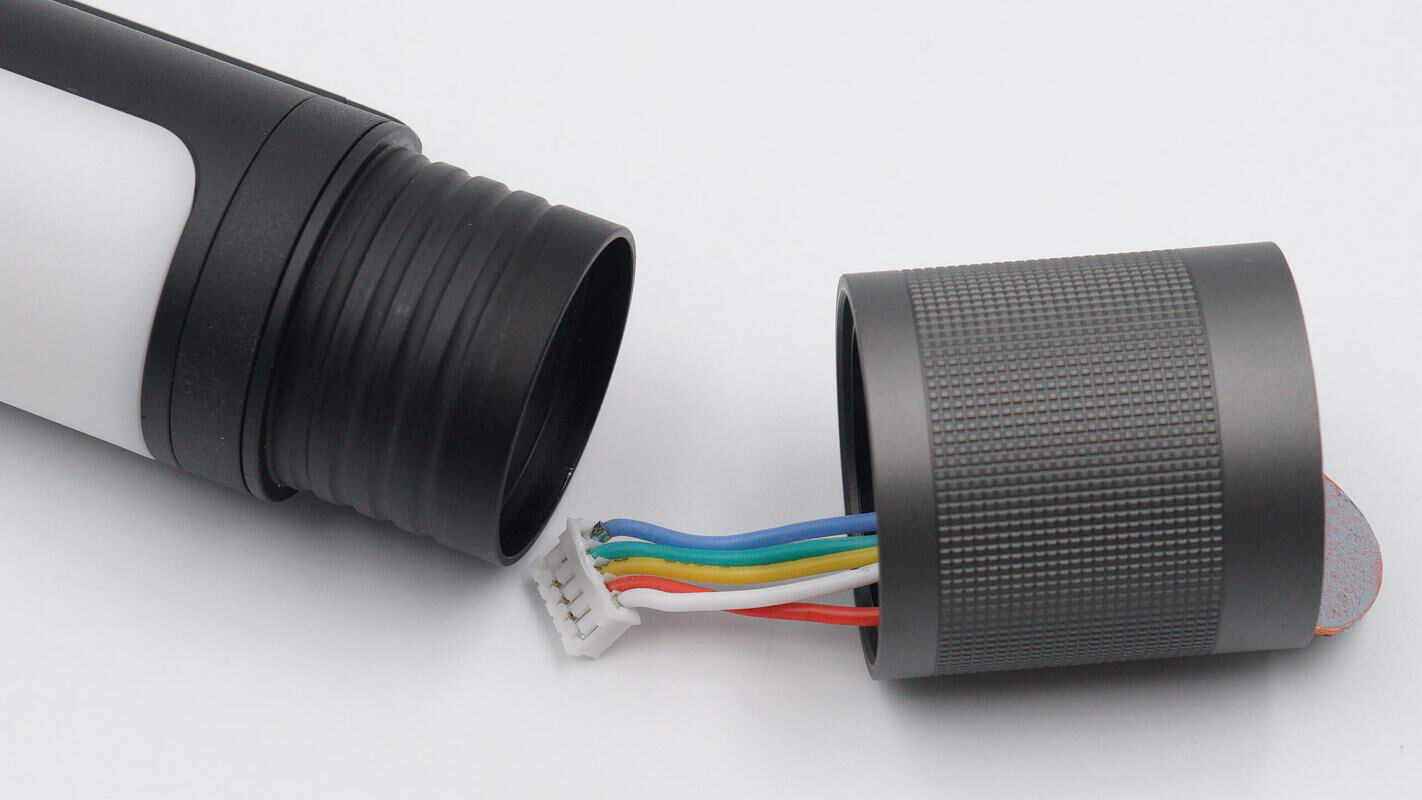 拆解极蜂手电筒,圣菲火minid02手电筒拆解