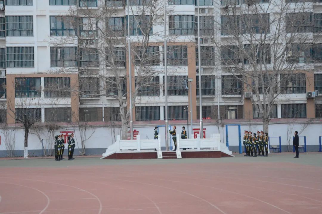 二中学校升旗仪式,聊城中学升旗仪式