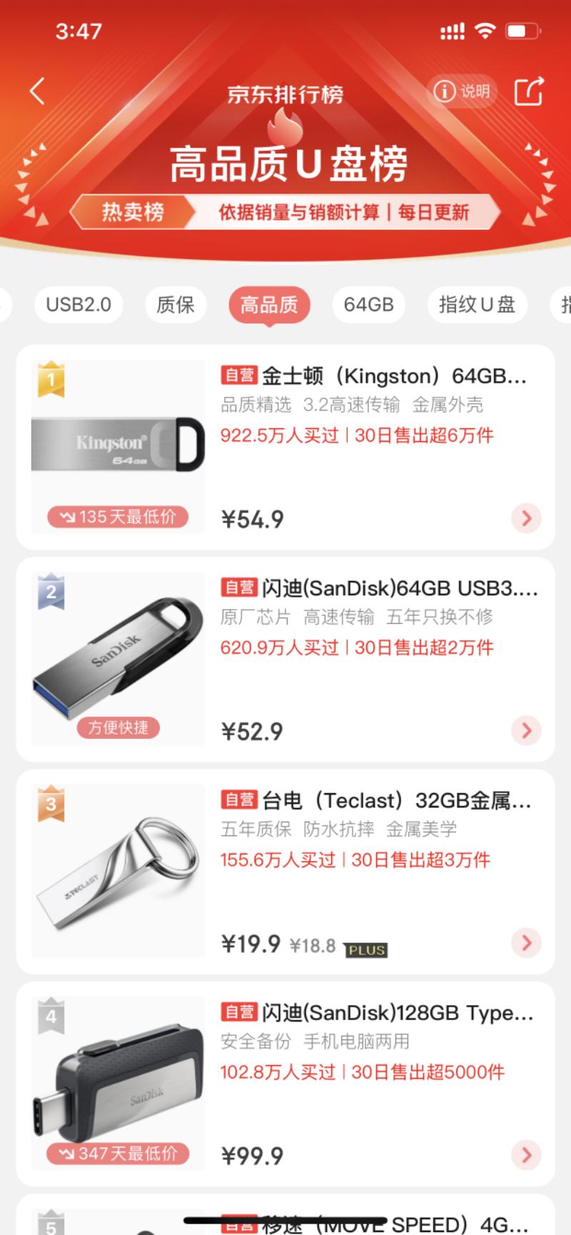 好看又抗打,一起来认识京东爆款:台电乐影3.1U盘的每一面