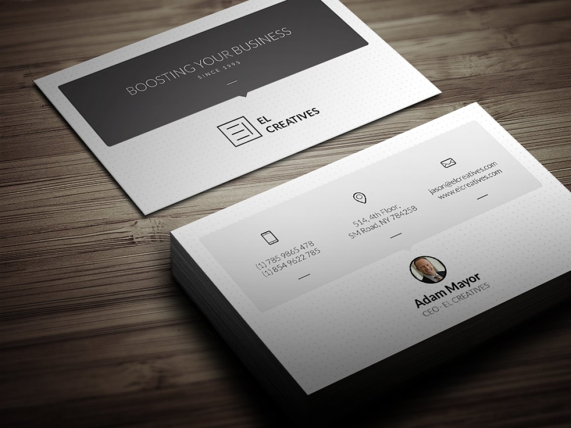 商务名片设计欣赏极致留白,高级商务简约名片设计