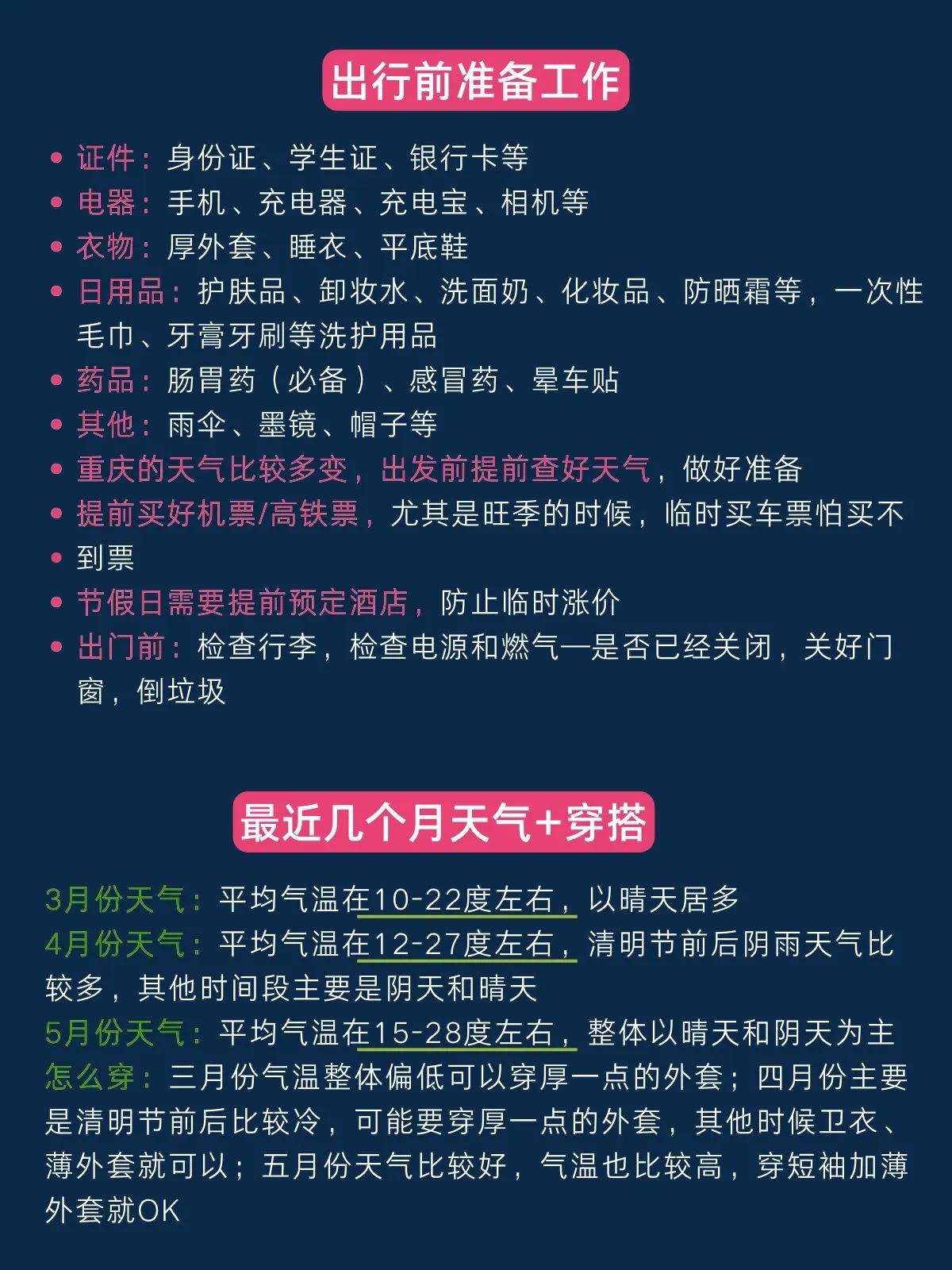 重庆不踩坑必去的旅游路线规划,重庆旅游避坑