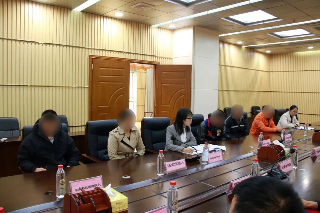 玉林市检察院召开涉罪未成年人不起诉宣布教育会和涉罪未成年人不批捕帮教训诫会