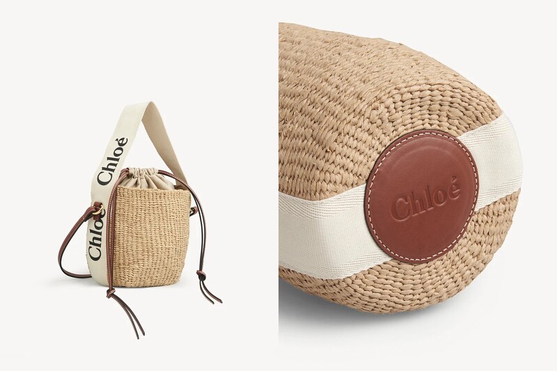 草编包白色咖啡色哪个好看,草编包高级感淑女风