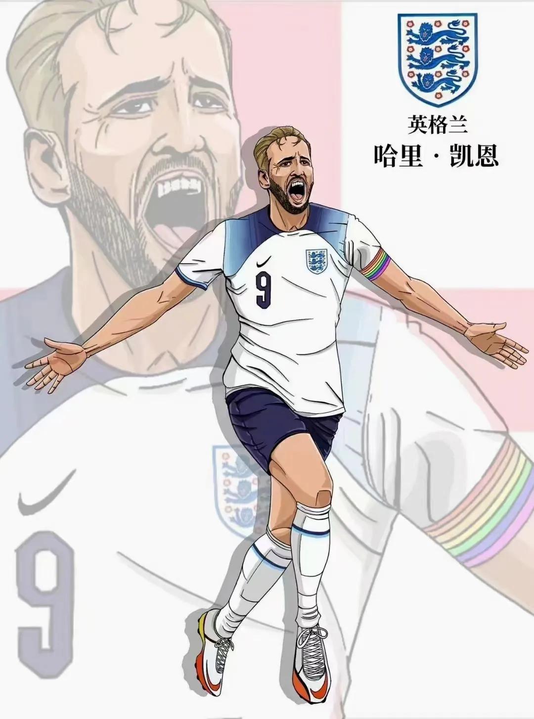 世界杯球星漫画图片,世界杯最佳球员插画