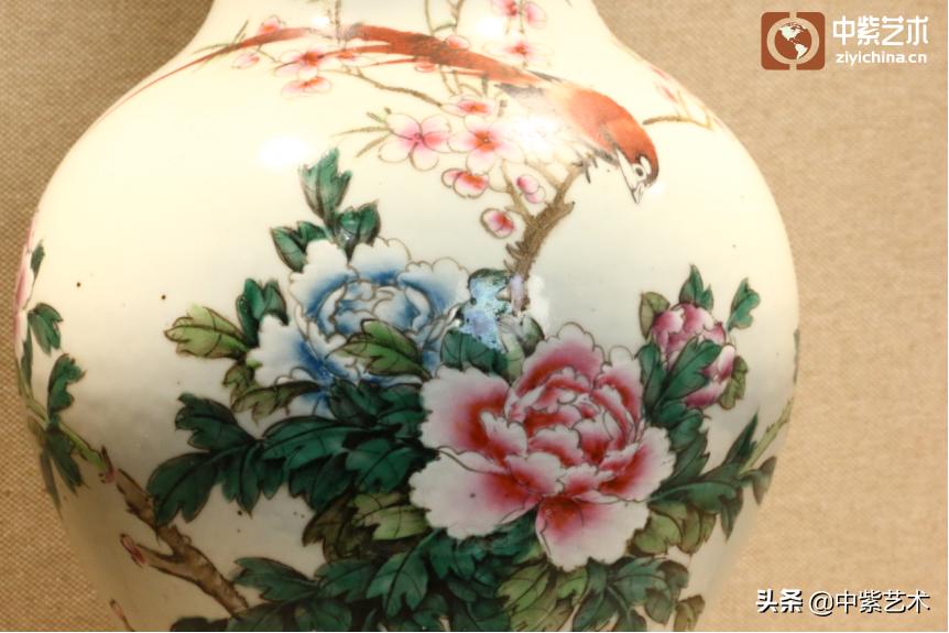 清光绪的《粉彩绘花鸟纹瓶》你见过吗？