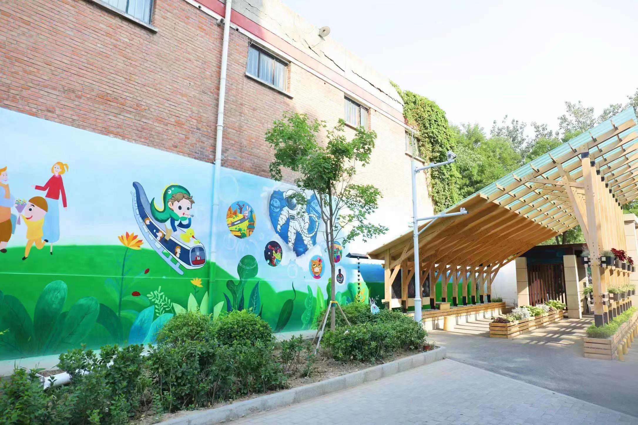 中山市东升墙绘,东升涂鸦墙