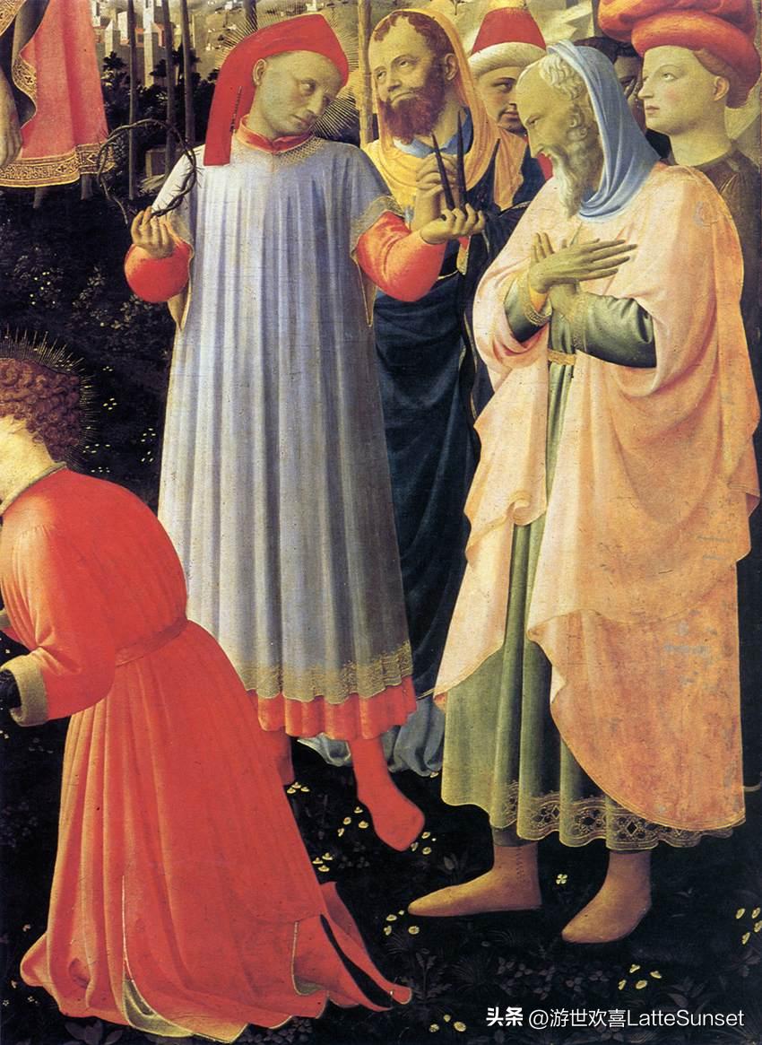 欢喜文艺复兴50画（10）｜弗拉·安吉利科，《基督下十字架》