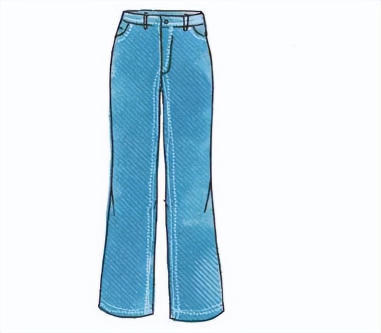 四种不同风格的穿搭手绘,日系手绘风格穿搭