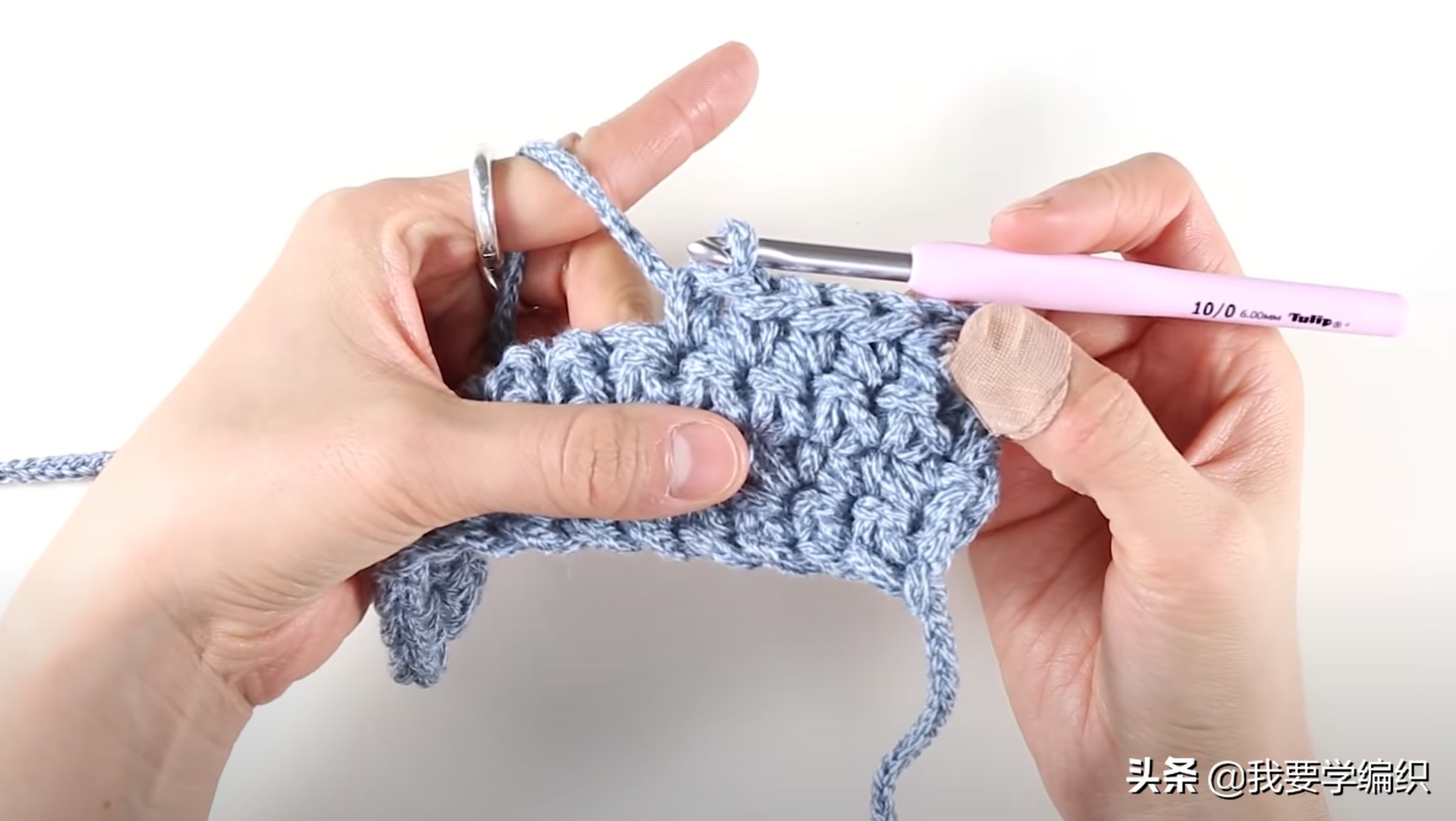 新手入门学钩小包,新手学钩包包视频教程