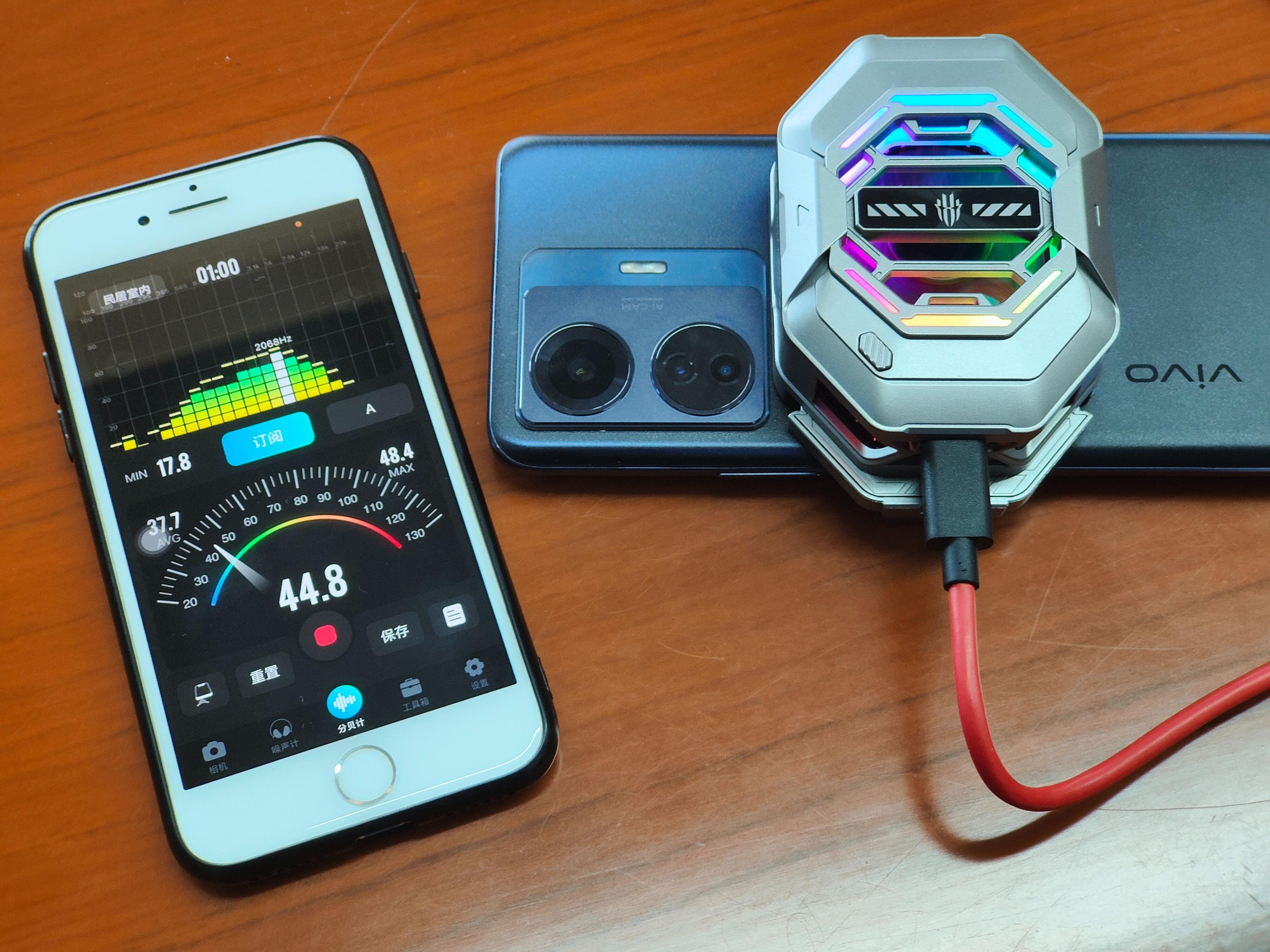 手机游戏散热背夹测评,游戏手机配散热背夹极限测试