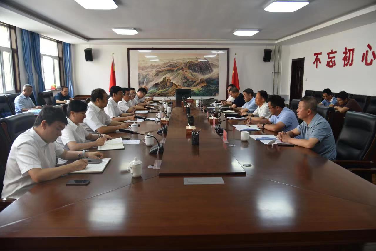 云冈区与中色十二冶金建设有限公司举行工作座谈会