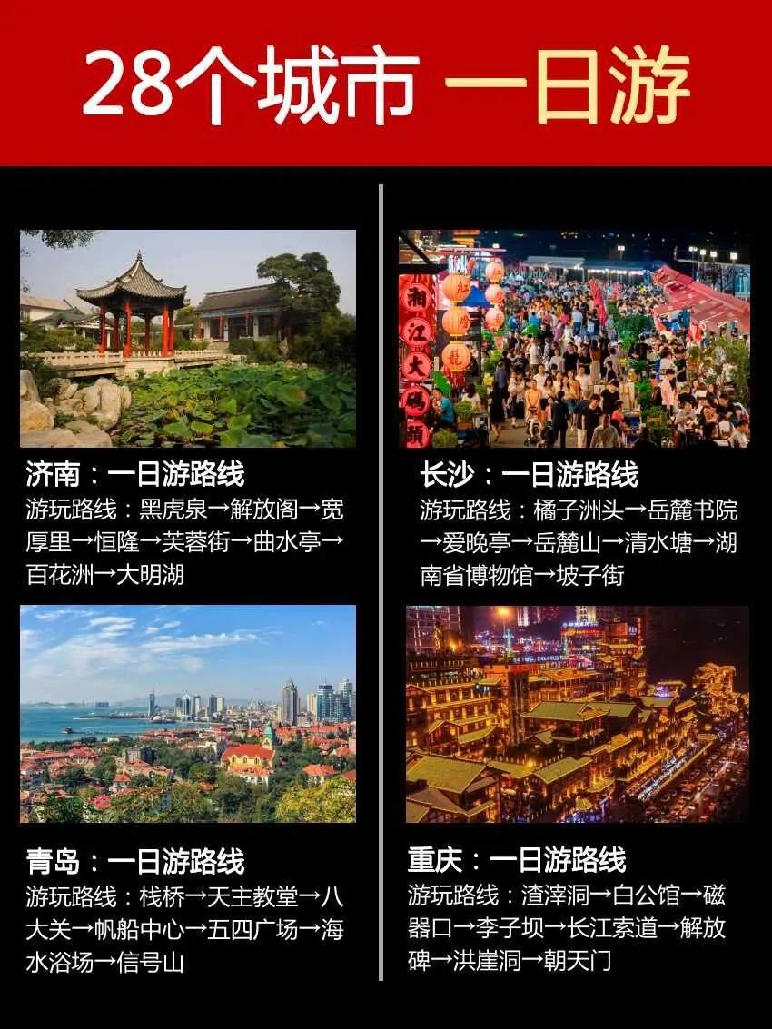 1日游攻略及花费,一日游推荐的城市