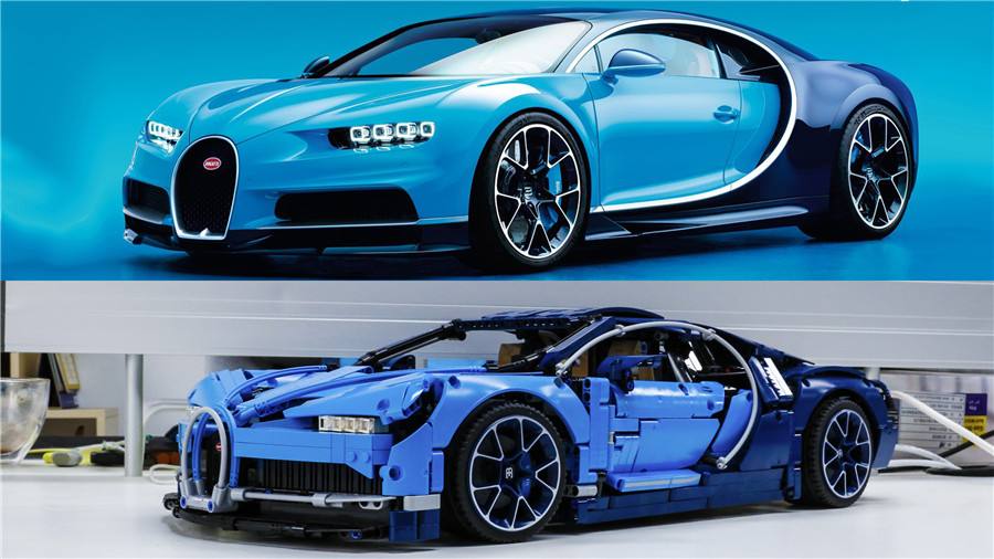 乐高42083布加迪的价格,乐高布加迪拼装视频42083