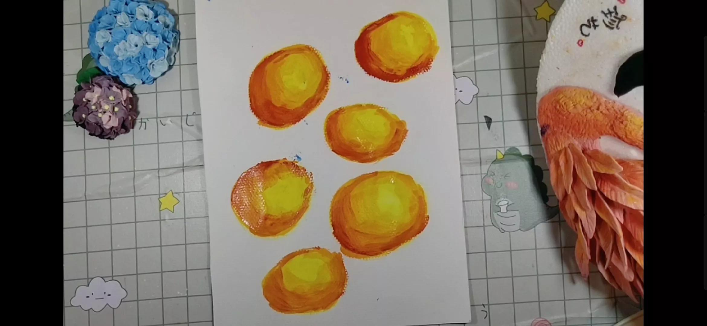 少儿创意美术柿柿如意,托班创意美术柿柿如意