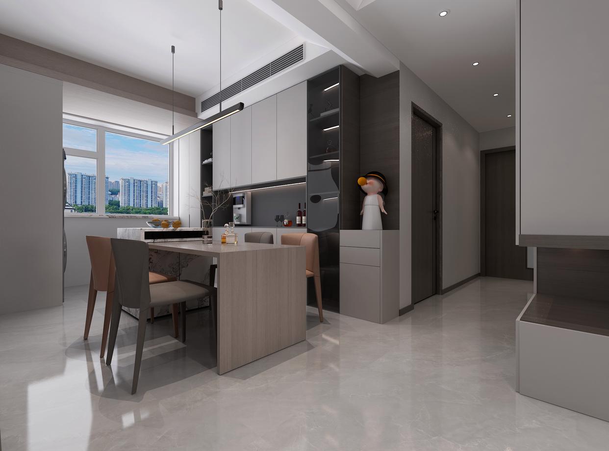 尧都瑞府130多平装修效果图,尧都瑞府一楼带小院