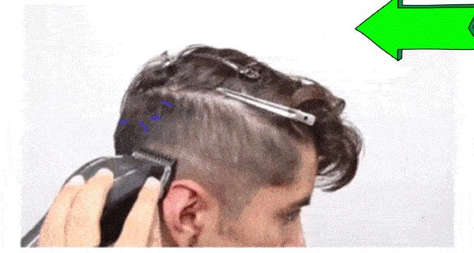 自己理发技巧两边剪多高,自己理发技巧