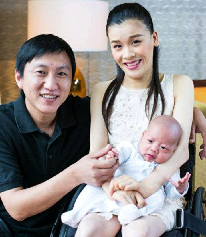 桑兰和黄健的孩子,桑兰黄健小时候