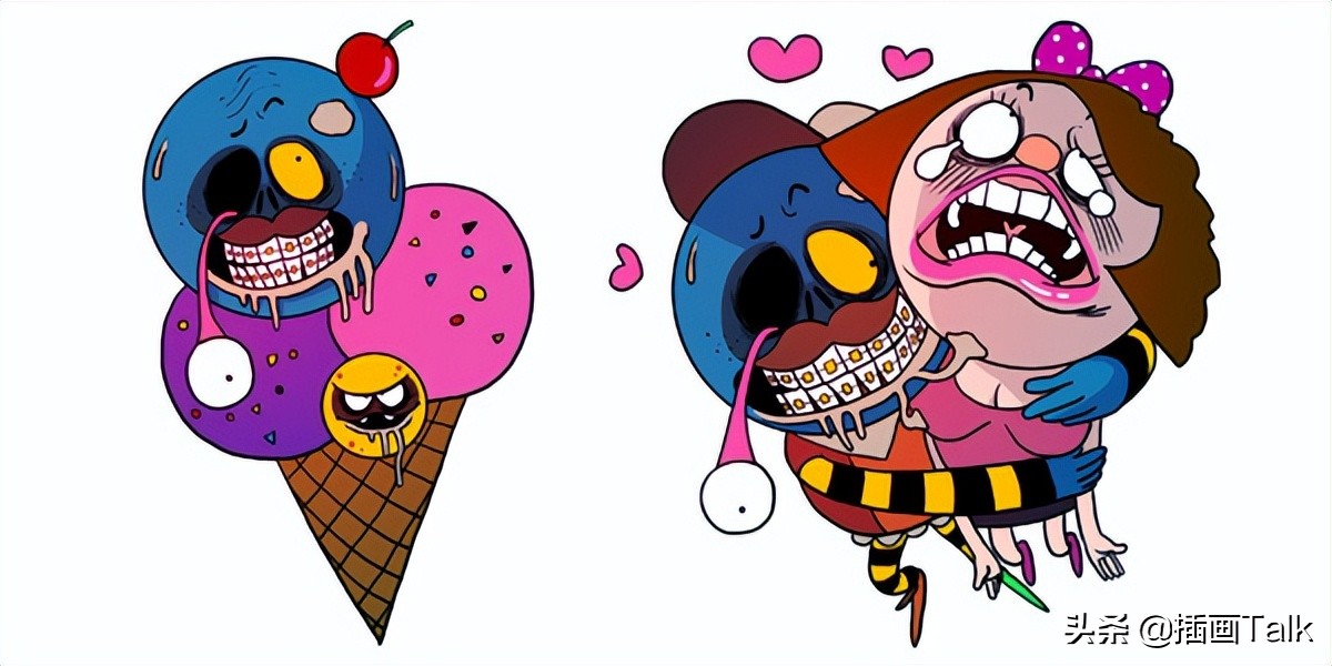 韩国插画师daehyunkim插画作品,韩国插画师siki作品