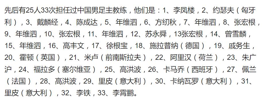 中国男足现任主教练扬科维奇,扬科维奇任国足新主帅