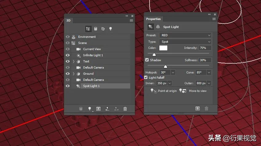 ps怎么做立体空心圆柱效果,ps文字贴合在圆柱上面