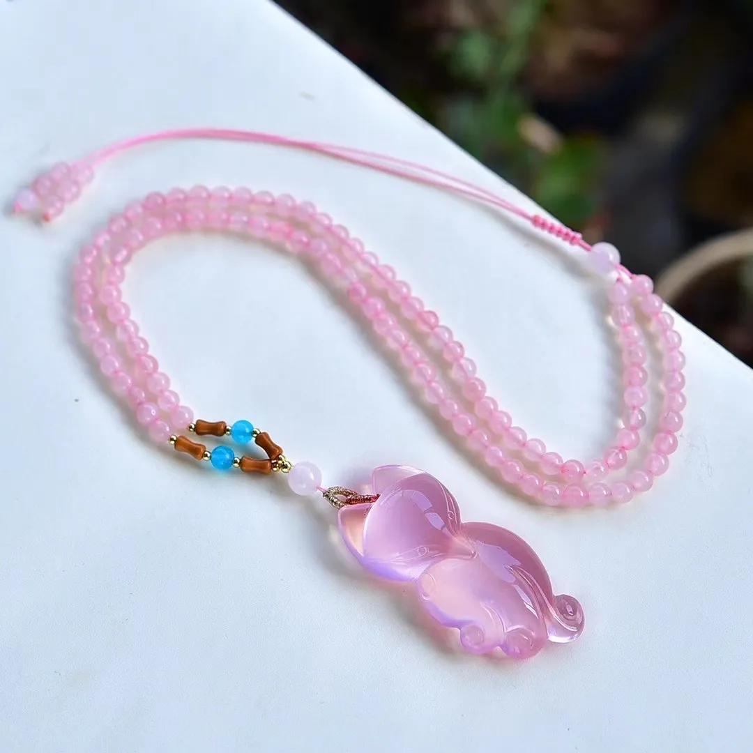 粉水晶王者,冰种粉晶和星光粉晶