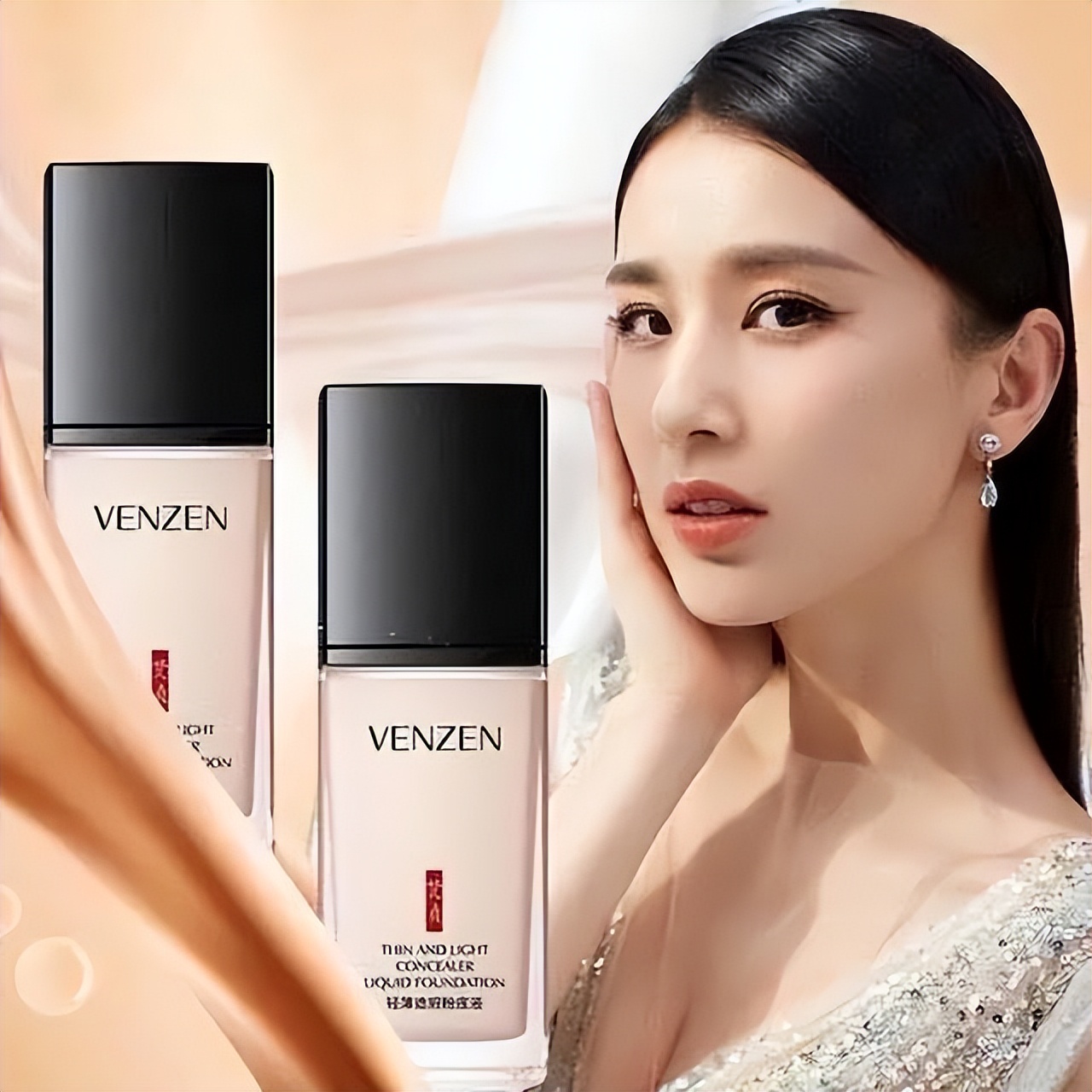 涂粉底液时怎样才能不起皮,涂粉底液正确方法不卡粉