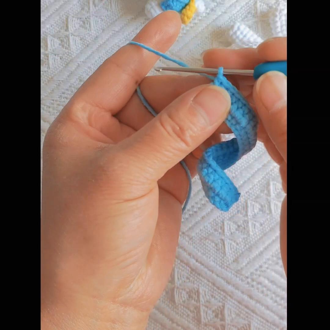 小兔子玩偶钩织教程零基础,郊游小兔钩织教程图解